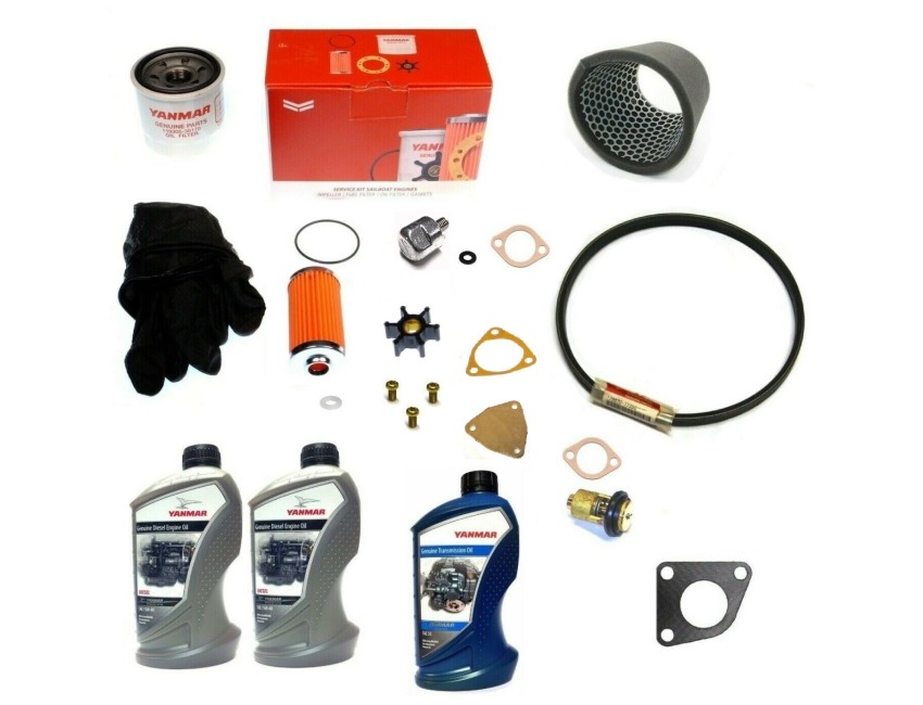 YANMAR Major Service Kit 1GM (NOT 1GM10) Service items Bottom